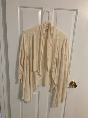 The North Face Lightweight Cream Open-Front Cardigan-NWOT